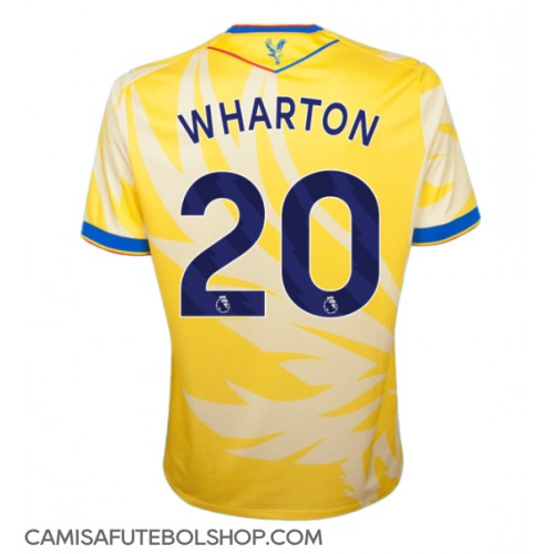 Camisa de time de futebol Crystal Palace Adam Wharton #20 Replicas 2º Equipamento 2024-25 Manga Curta